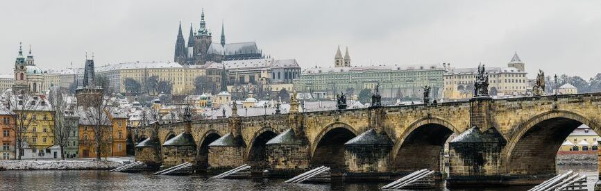 Картина на холсте Зимний Карлов мост, арт hd2269701